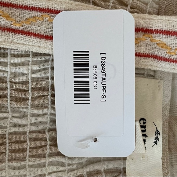 Entro Boho Embroidered Aztec Sleeveless Dress S - Picture 12 of 12